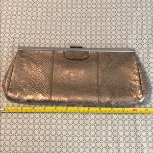 BR Gold embossed clutch*